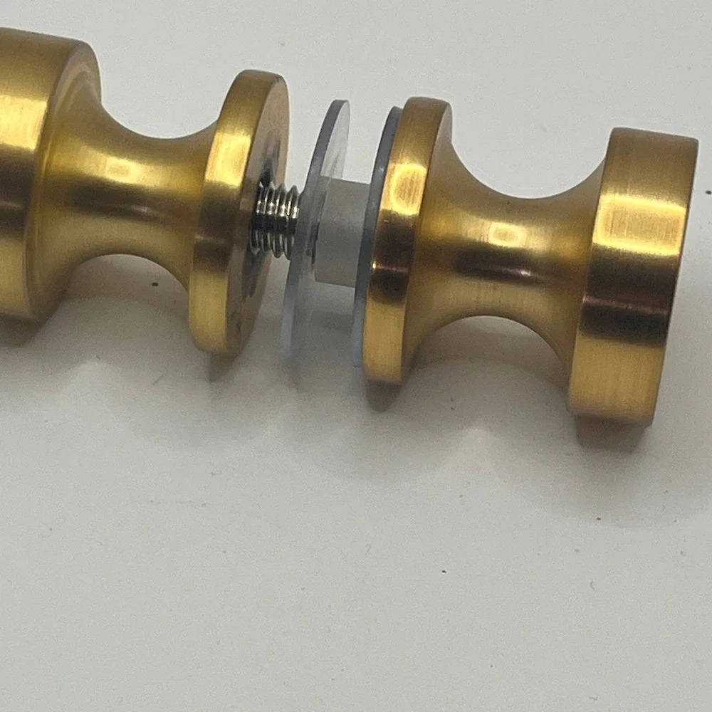 Modern Brass Drawer Pull Cabinet Handle Door Knob Glass Shower Door Hardware